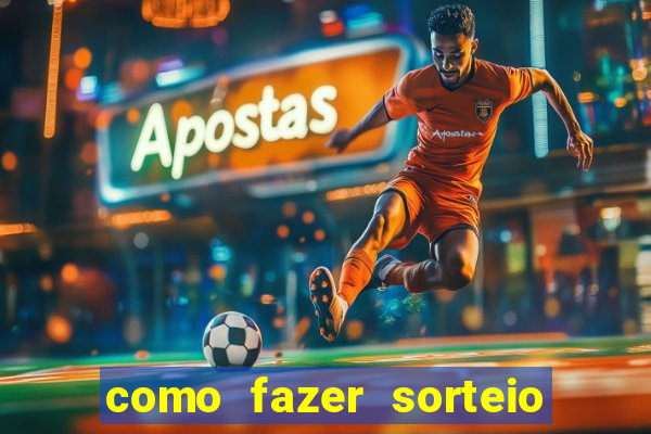 como fazer sorteio de cores online